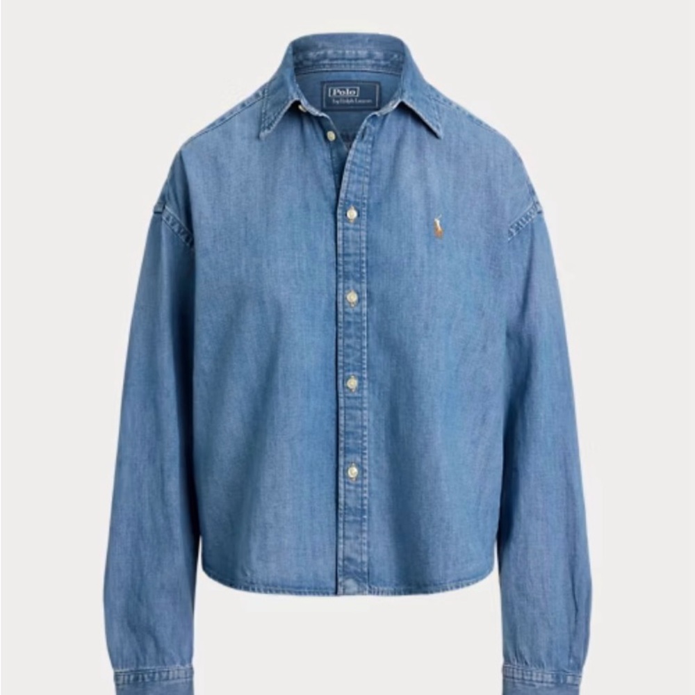 Ralph Lauren Blue Button Down Shirt - Picture 2 of 3